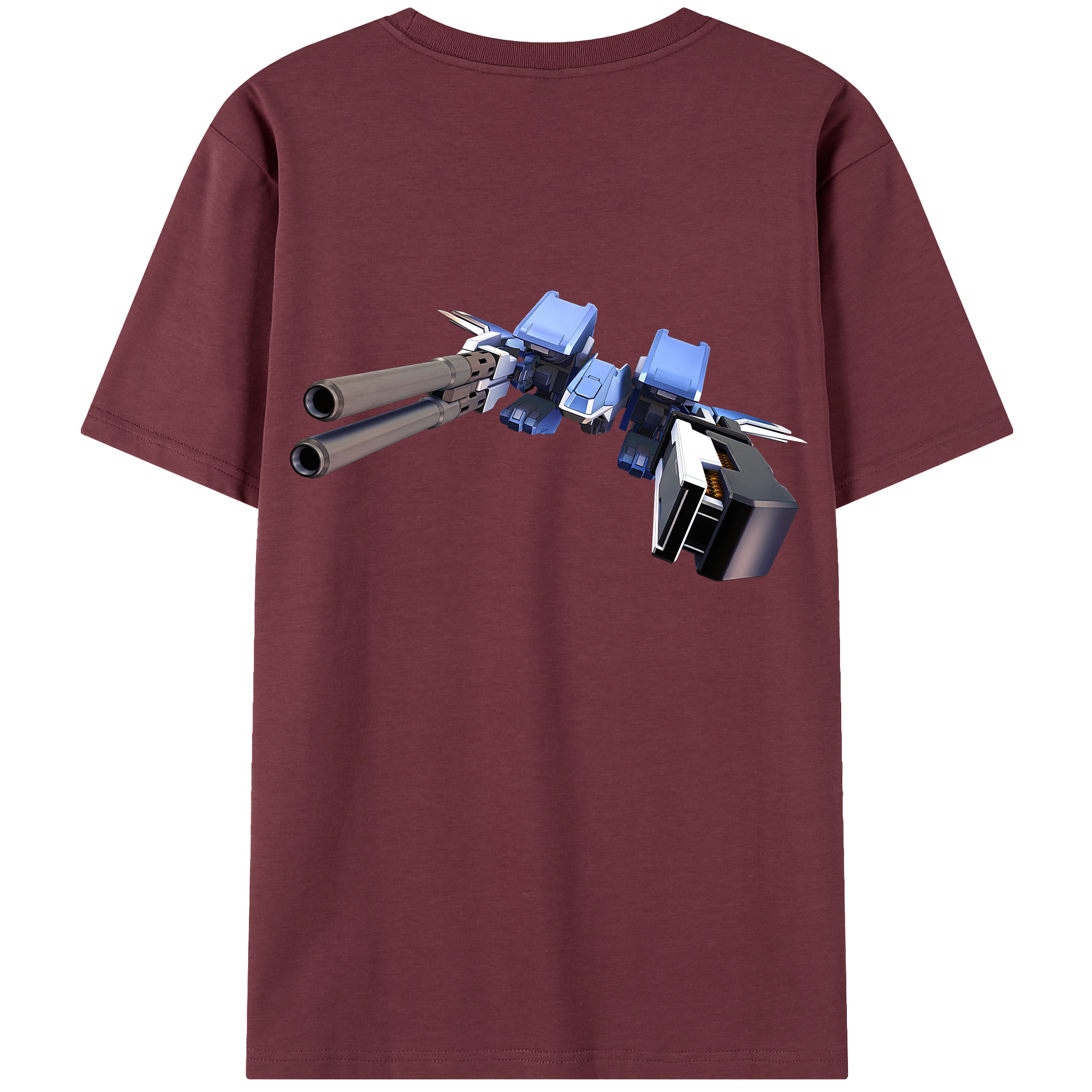 （画像用） 機動戦士ガンダム Mobile Suit Gundam 綿100％半袖Tシャツ（背面プリント）